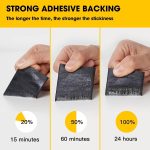 Doslola 12 Sets 2x4 Inch Hook and Loop Strips with Adhesive, Strong Back Adhesive Fasteners Mounting Tape for Home Office School Organization, Crafting, Home Improvement Decorating - Image 3
